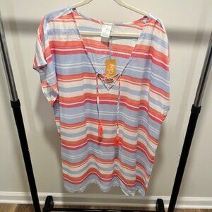 Patriotic Flair Tie-Up Shirt